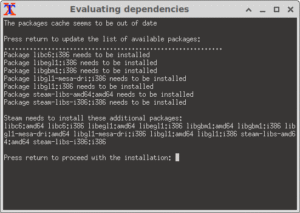 packageの最新化