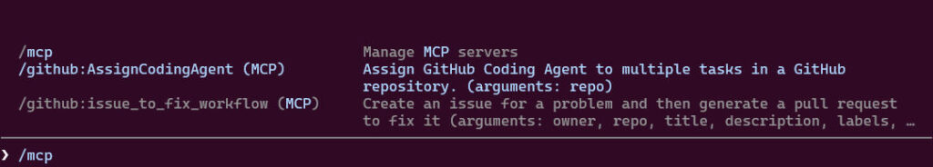 GitHub MCPへの接続 GitHub MCPへの接続