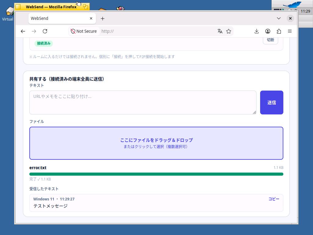 HaikuでもFirefoxなら接続成功